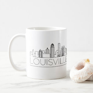 Louisville Stylized Skyline Koffiemok