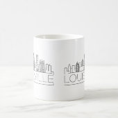 Louisville Stylized Skyline Koffiemok (Center)