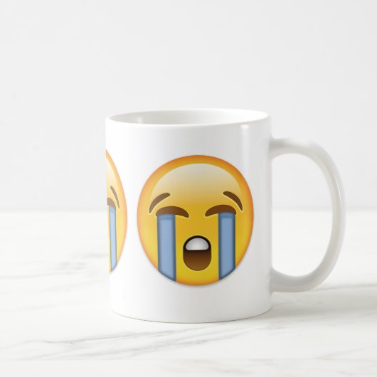Louly Crying Face Emoji Koffiemok (Rechts)