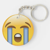 Louly Crying Face Emoji Sleutelhanger (Achterkant)
