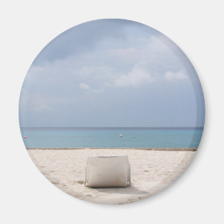 Lounge aan het strand in Cozumel Magnet Magneet