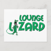 Lounge Lizard Briefkaart (Voorkant)