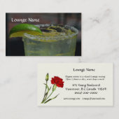 Lounge of Restaurant visitekaartje template (Voorkant / Achterkant)