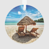 Lounge on beach throw pillow (dos)