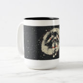 Loungen in de ruimte Mok (Voorkant links)