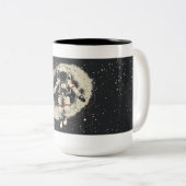 Loungen in de ruimte Mok (Voorkant rechts)