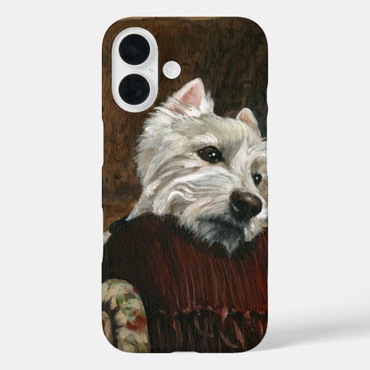 Loungen Westie op de bank Case-Mate iPhone Case (Achterkant)
