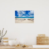 Lounges op het strand poster (Keuken)