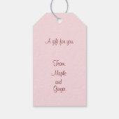 Lounging Cats Birthday Cadeaulabel (Achterkant)