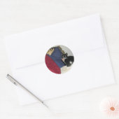 Lounging Lucy Ronde Sticker (Envelop)