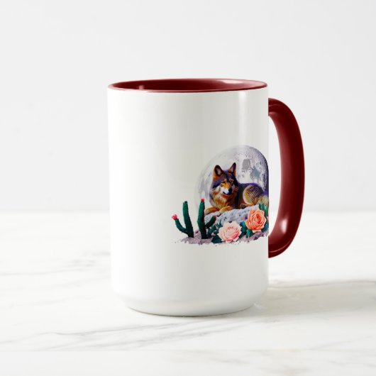 Loup27 : Mug (Devant droit)