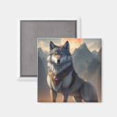 loup à engrenage haute technologie Magnet (Recto/Verso)