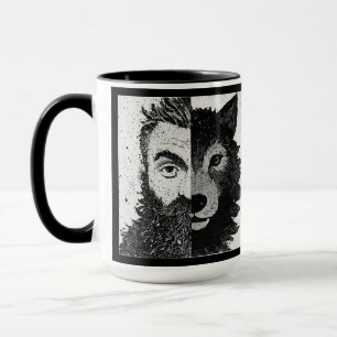 Loup abordable : Mug Demi-Loup