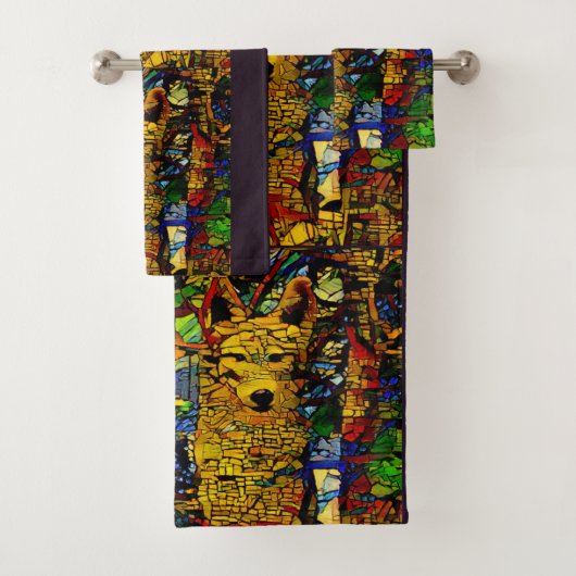 Loup américain dans A.I. amusant photo amélioré (En situation)