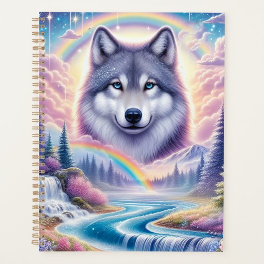 Loup, arcs-en-ciel et cascades (Devant)