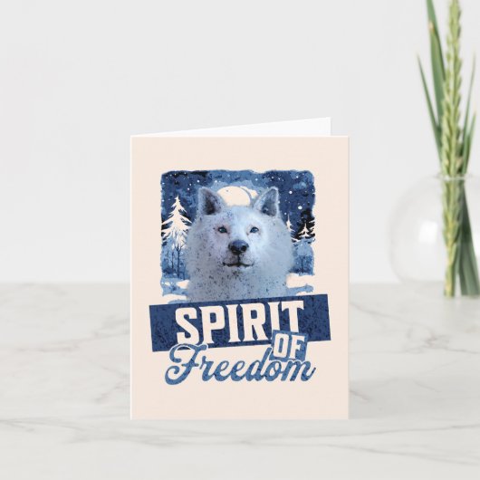 Loup Arctique Esprit de Liberté Création Faunique (Devant)