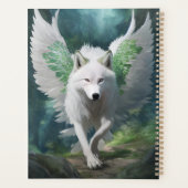 Loup blanc avec ailes (Dos)