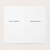 Loup blanc Dreamcatcher bleu violet Floral (Inside Unfolded)