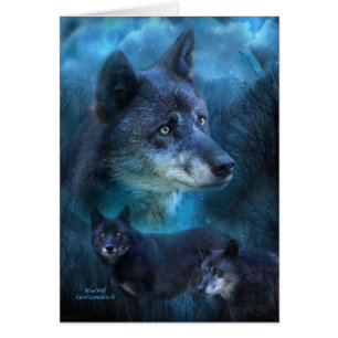 Loup bleu ArtCard