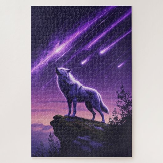Loup céleste - Puzzle Mystic Howl (Vertical)