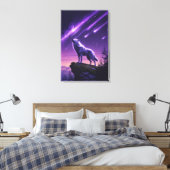 Loup céleste - Toile Mystic Howl Imprimer (Insitu(Chambre))