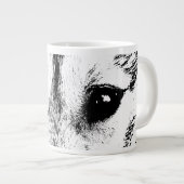 Loup Coupe de café Mug Chien sauvage Coupes Jumbo  (Devant droit)
