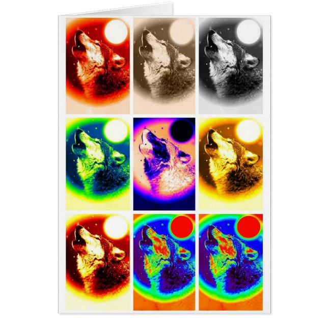 Loup d'art pop (Devant)