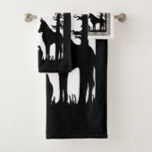 Loup de Petit Chaperon Rouge Noir Blanc dans les B (En situation)
