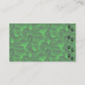 Loup d'hiver avec carte d'affaires ou de profil Sp (Dos)