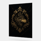 Loup doré ornemental (Angle)