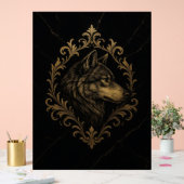 Loup doré ornemental (Mariage)