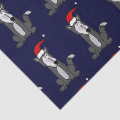 Loup drôle en papier de soie de soie de Noël de (Détail)