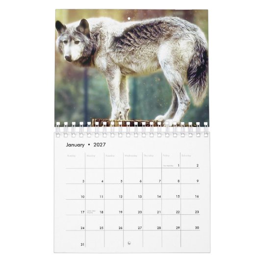 Loup du calendrier (Jan 2027)