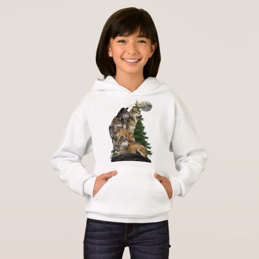 Loup et lune (Devant entier)