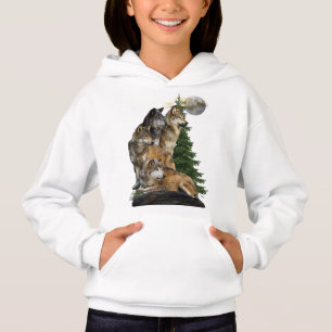 Loup et lune