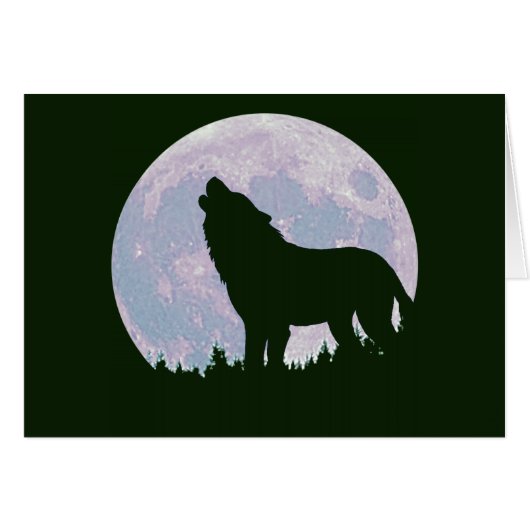 loup et lune (Devant horizontal)