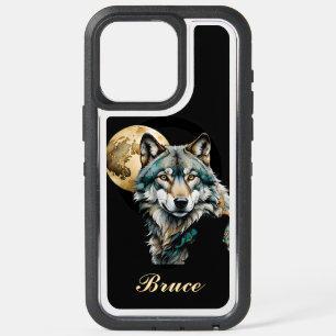 Loup et Lune d'or *Personnaliser*