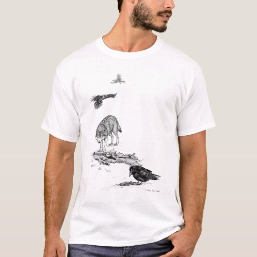 Loup et T-shirt de Ravens (Devant)