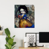 Loup-Garou Blanche Neige ART PRINT Snow White Wolf (Thuiskantoor)