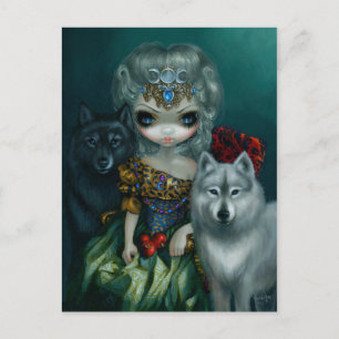 "Loup-Garou:  Briefkaart La Grande Prêtresse"