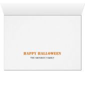 Loup-garou classique, Happy Halloween (Intérieur Horizontal (Bas))