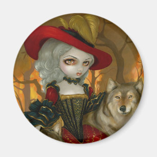 "Loup-Garou:  d'Automne" Magnet Magneet