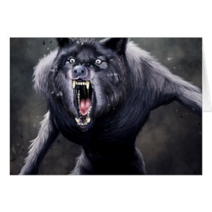 loup-garou effrayant