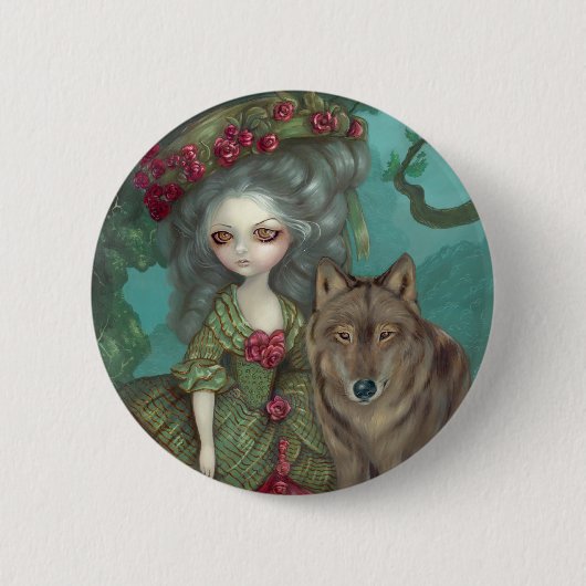 "Loup-Garou: La Foret" Button (Voorkant)