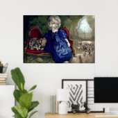 Loup-Garou La Tristesse Art print gothische wolf (Thuiskantoor)