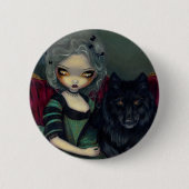 "Loup-Garou: Noir" Button (Voorkant)