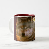 Loup gris et Mug de lune de forêt (Devant gauche)