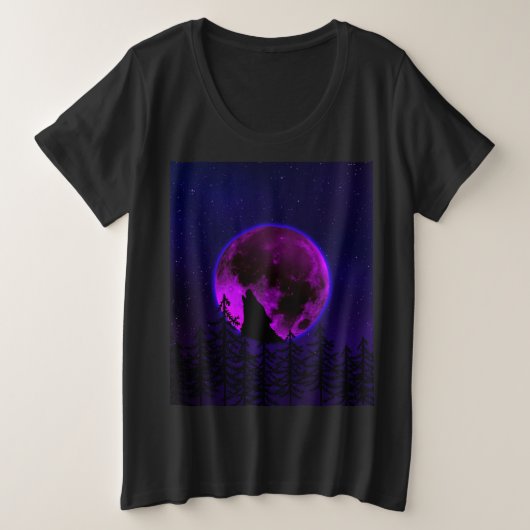 LOUP HURLANT LUNE MAGENTA (Design devant)
