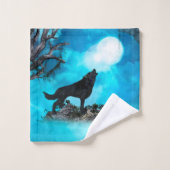 Loup impressionnant (Gant de toilette)