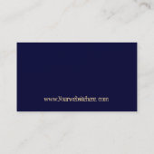 Loup mis en danger aboyant aux cartes de visite de (Dos)